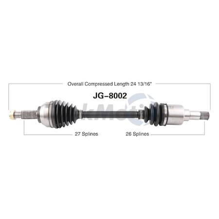 Surtrack Axle Cv Axle Shaft, Jg-8002 JG-8002